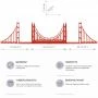 Букенд підставка для книг металева Golden Gate