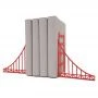 Букенд підставка для книг металева Golden Gate