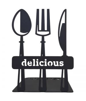 Металлическая подставка для книг Spoon Fork