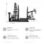Букенд підставка для книг металева Factory