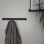 Вішалка для одягу настінна оригінальна Urban black