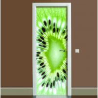 Наклейка на дверь Киви, 65х200 см