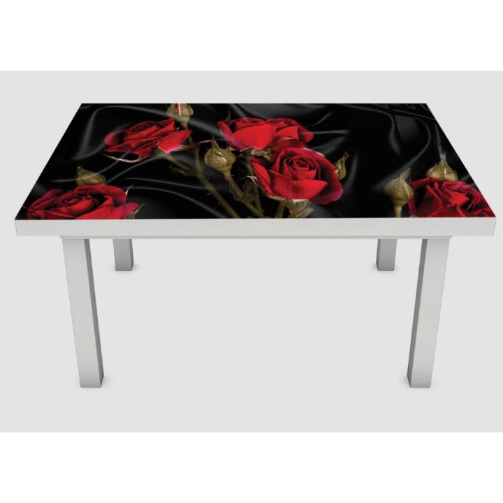 Наклейка на стіл Троянда Tassin 02, 60х120 см