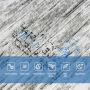 Самоклеющаяся декоративная 3D панель под дерево париж 700x700x5мм