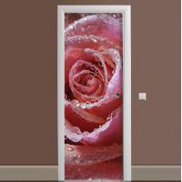 Наклейка на двері Ніжна троянда 65х200 см