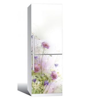 Наклейка на холодильник Полевые цветы 650х2000 мм