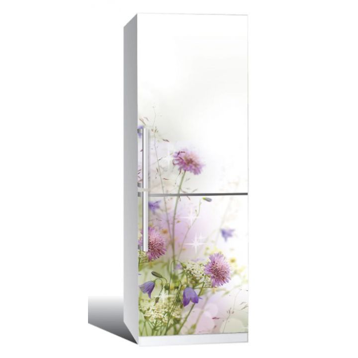 Наклейка на холодильник Польові квіти 650х2000 мм
