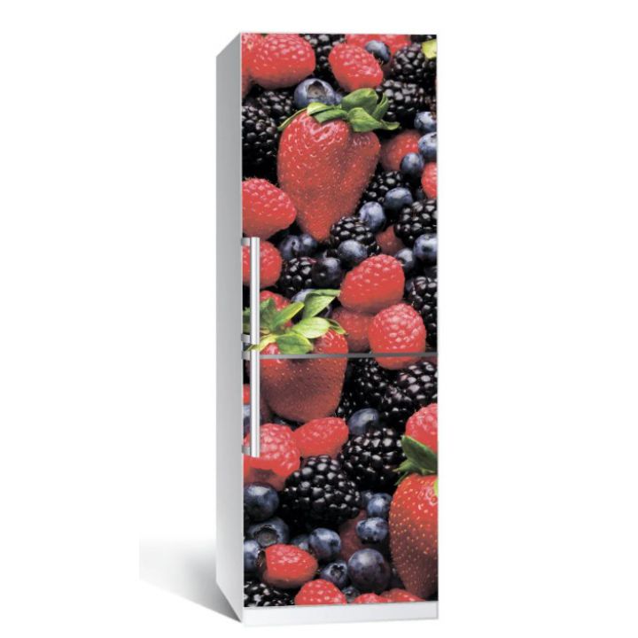 Наклейка на холодильник Лесная ягода 650х2000 мм
