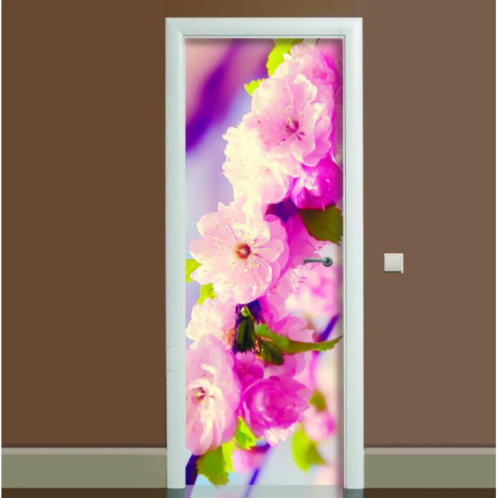 Наклейка на дверь Романтик, 65х200 см