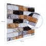 300х300х5 мм, SW-00000672 Декоративна панель на стіну для кухні, ванної, спальні