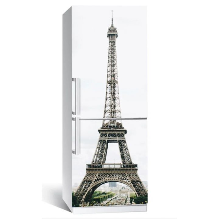 Наклейка на холодильник "Символ Парижа" 650х2000мм