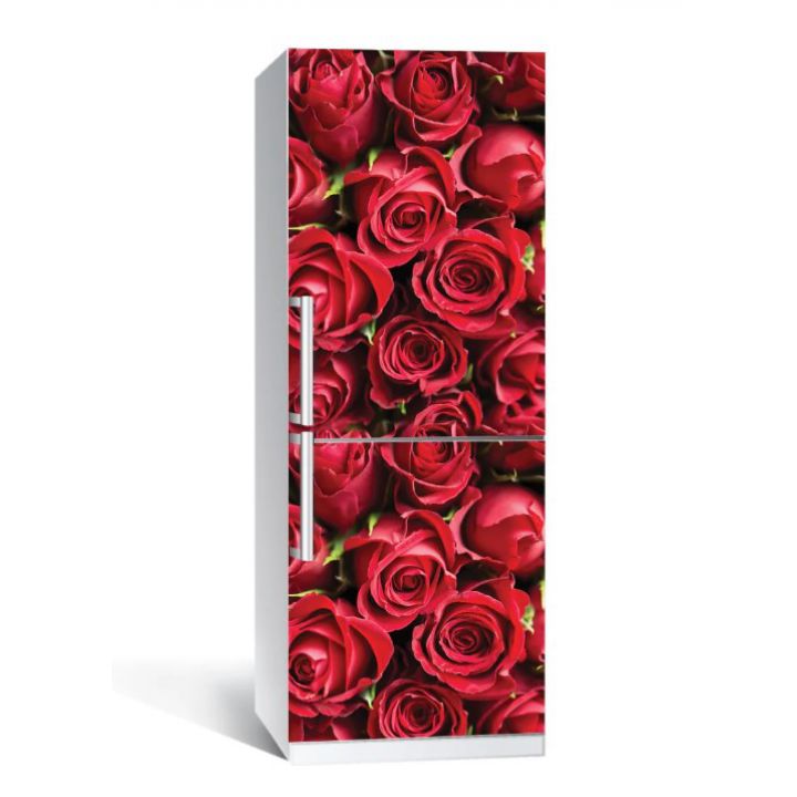 Наклейка на холодильник Бутони троянд 650х2000мм