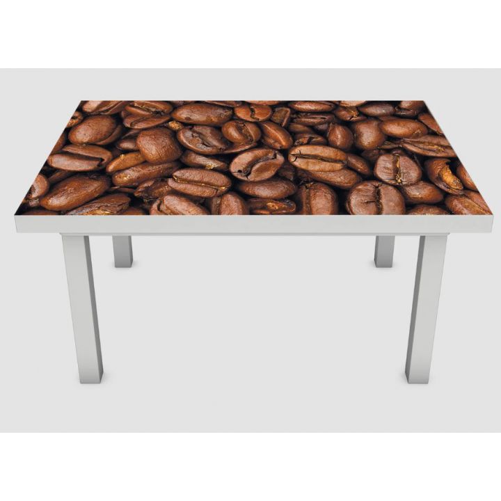 Наклейка на стіл Зерна кави, 60х120 см