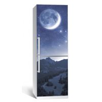 Наклейка на холодильник Космос 650х2000 мм