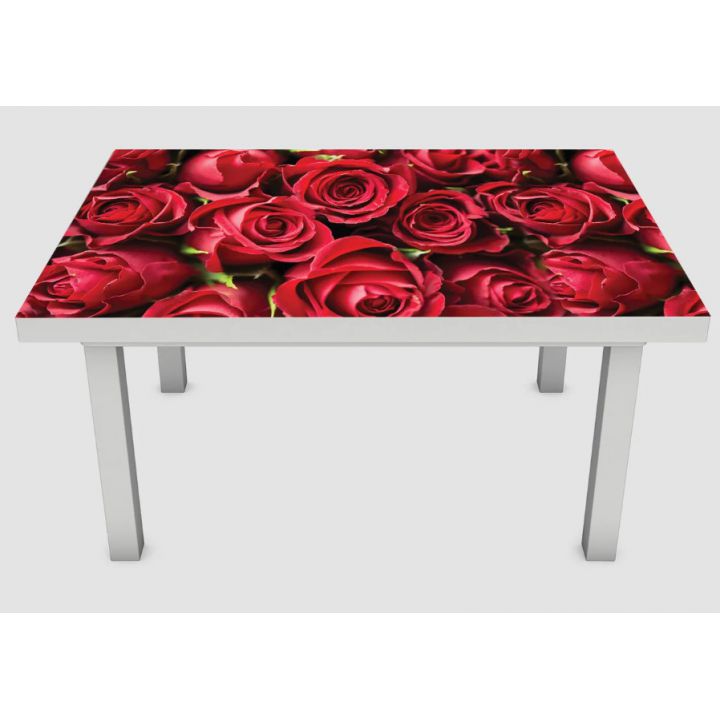 Наклейка на стіл Бутони троянд 01, 60х120 см