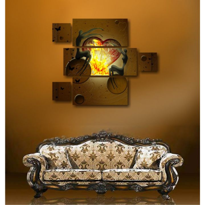 Модульная картина Пламя любви