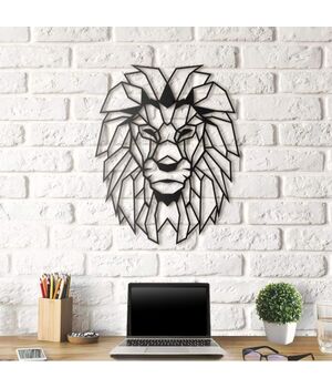 Об'ємна 3D картина з дерева Лев DC1605212, 40х51 см