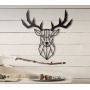 Объемная 3D картина из дерева Объемная 3D картина из дерева Благородный олень, 50x50 см