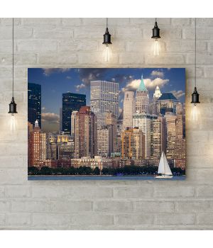 Картина на холсте Laeacco City Metropolis, 50х35 см