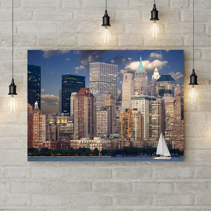 Картина на холсте Laeacco City Metropolis, 50х35 см