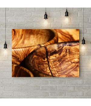 Картина на холсте Деревянная чаша, 50х35 см