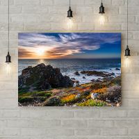 Картина на холсте Океанское побережье, 50х35 см