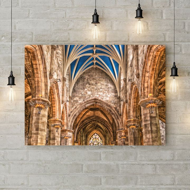Картина на холсте Эдинбургский собор, 50х35 см