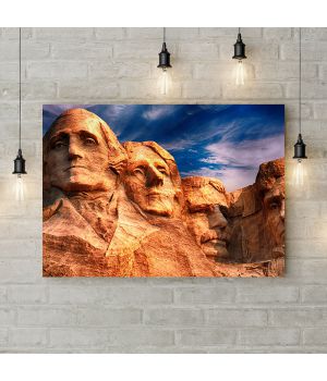 Картина на холсте Четыре президента, 50х35 см
