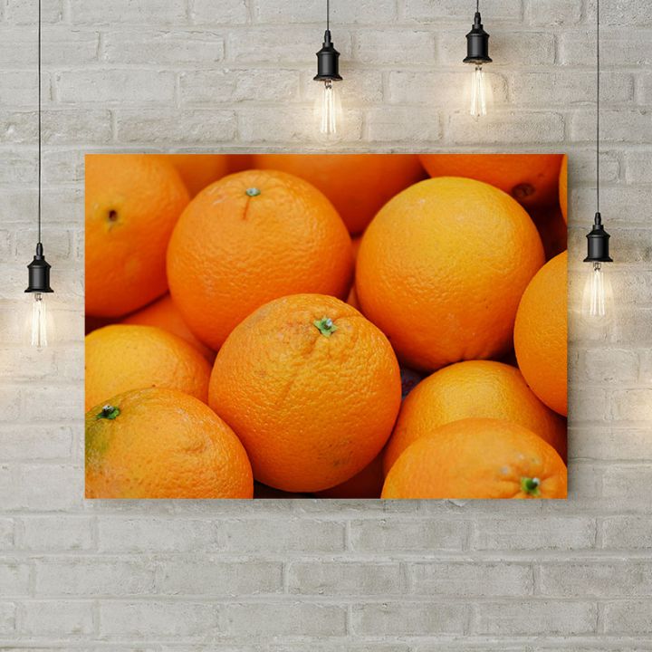 Картина на холсте Апельсиновая феерия, 50х35 см
