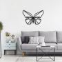 Об'ємна 3D картина з дерева Метелик, 60x40 см