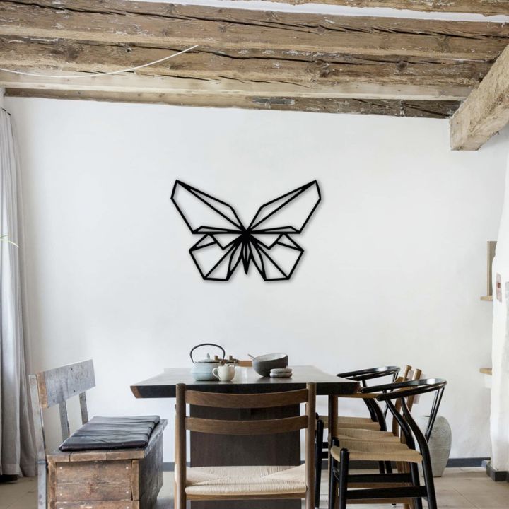 Об'ємна 3D картина з дерева Метелик, 60x40 см