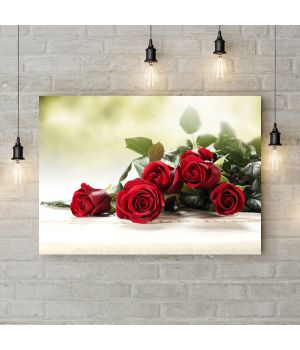Картина на полотні Букет троянд 50х35 см