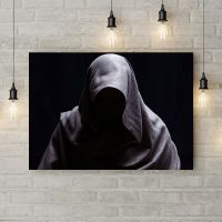 Картина на холсте Черный монах, 50х35 см