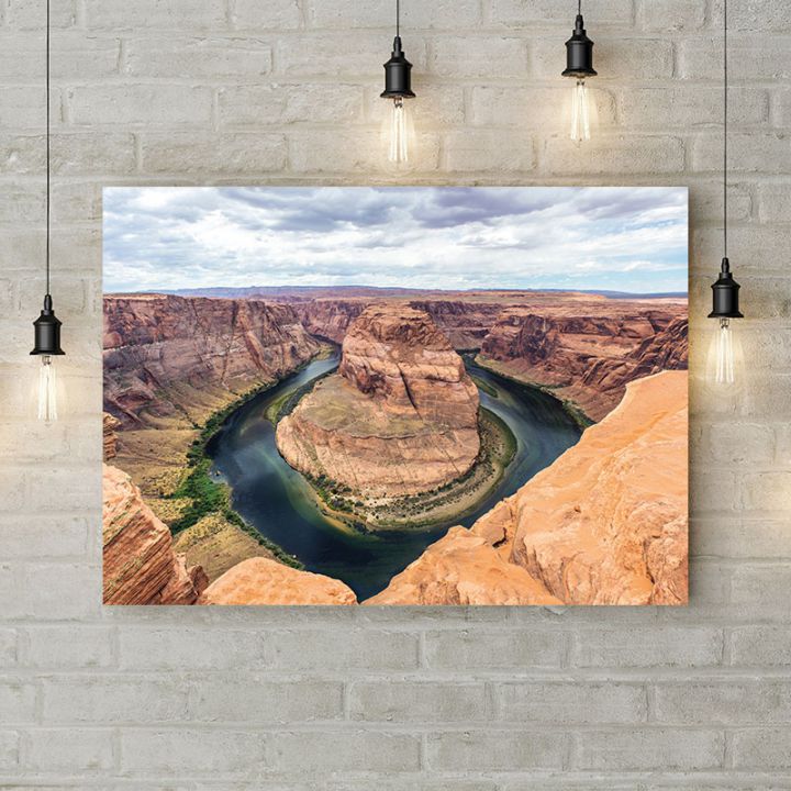 Картина на холсте Изгиб подковы Аризона, 50х35 см