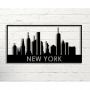 Объемная 3D картина из дерева Объемная 3D картина из дерева New York City, 50x25 см