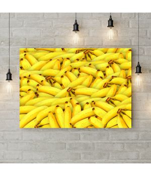 Картина на холсте Банановая феерия, 50х35 см