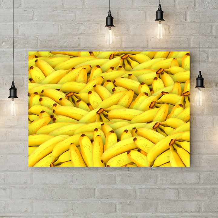 Картина на холсте Банановая феерия, 50х35 см