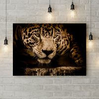 Картина на холсте Взгляд ягуара, 50х35 см