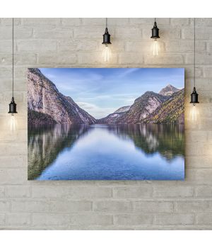 Картина на холсте Горное озеро, 50х35 см
