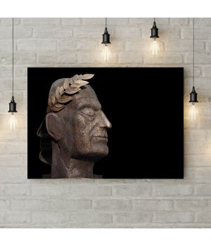 Картина на холсте Скульптура Юлий Цезарь, 50х35 см