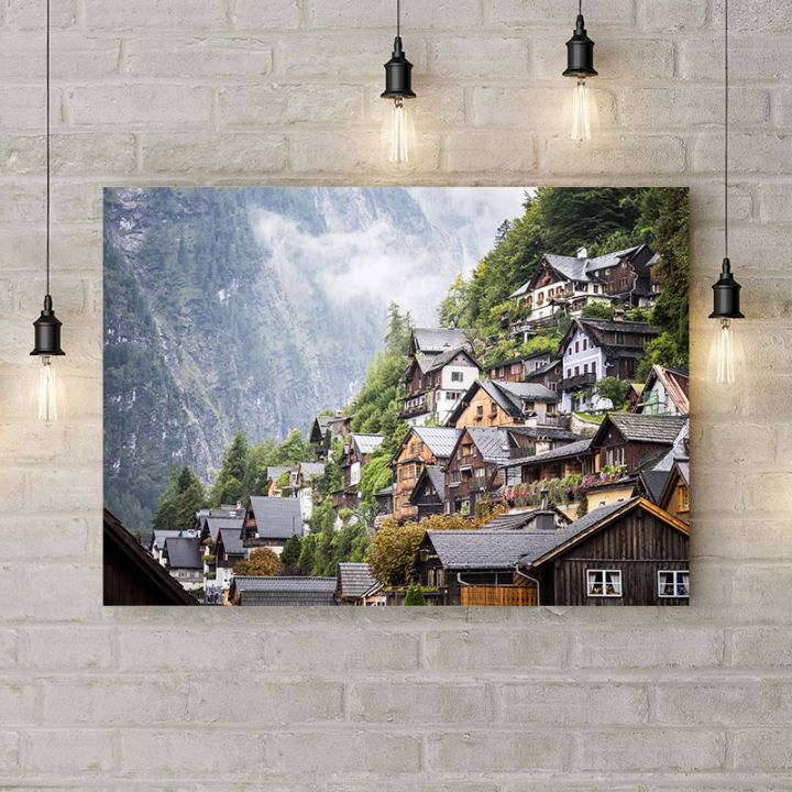 Картина на холсте Hallstatt, 50х35 см