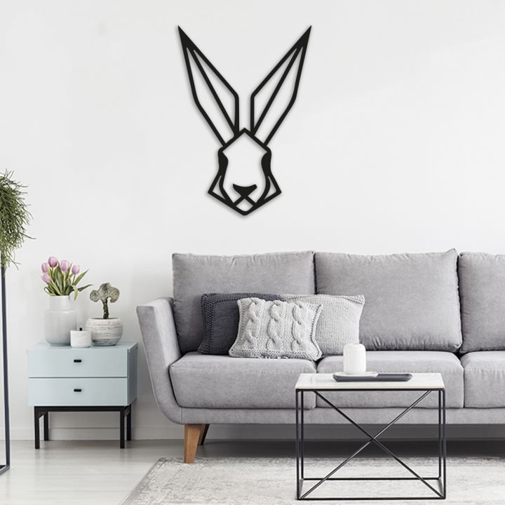 Об'ємна 3D картина з дерева Объемная 3D картина из дерева Кролик, 70x100 см