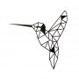 Объемная 3D картина из дерева Объемная 3D картина из дерева Парящая колибри, 50x50 см
