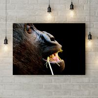 Картина на холсте Monkey Face, 50х35 см