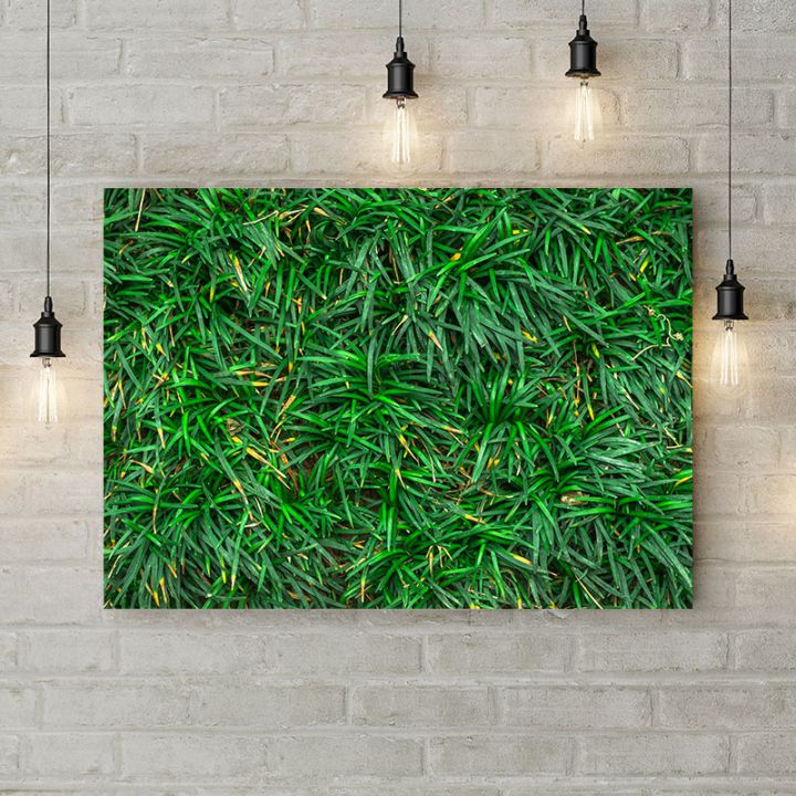 Картина на холсте Фон из зеленых цветов 2, 50х35 см