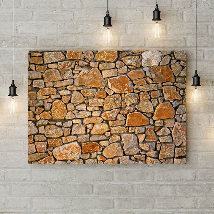Картина на холсте Каменное панно, 50х35 см