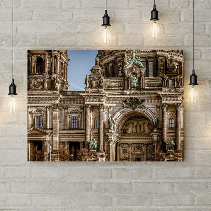 Картина на холсте Берлинский кафедральный собор, 50х35 см