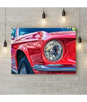 Картина на холсте Red Car, 50х35 см