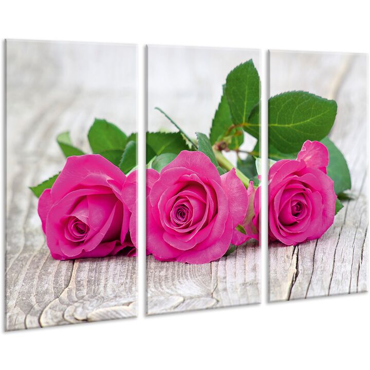 Красива кімнатна модульна картина на полотні Roses AMD 041, 96х70 см