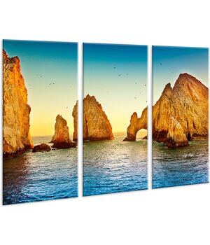 Красивая комнатная модульная картина на холсте Ocean AMD 031, 96х70 см